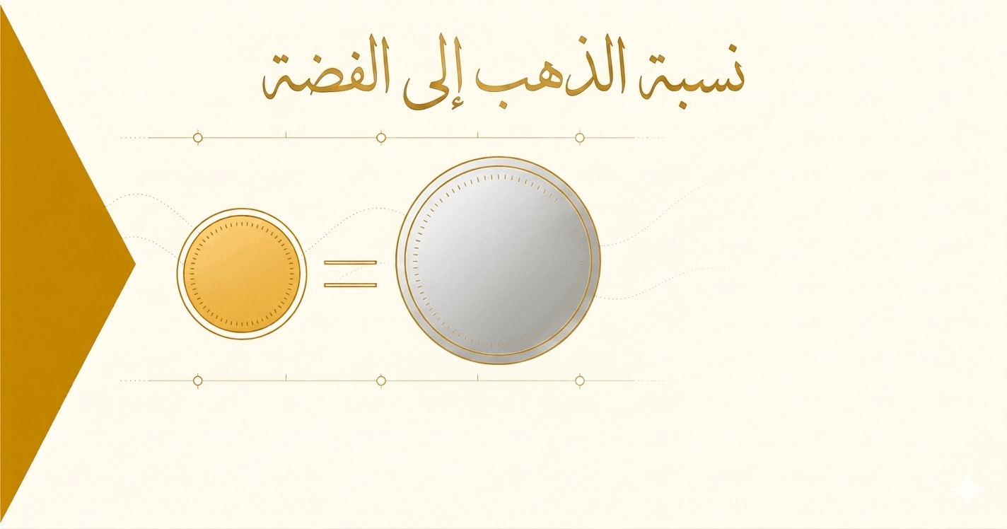 نسبة الذهب إلى الفضة تاريخياً