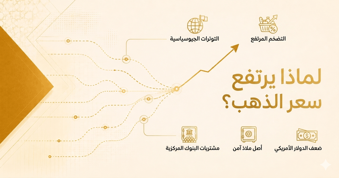 لماذا يرتفع سعر الذهب؟